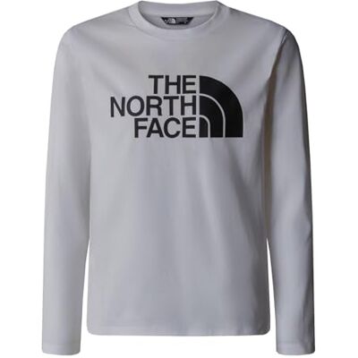 THE NORTH FACE Easy L/S T-Shirt voor kinderen Tnf White 164 THE NORTH FACE Easy L/S T-Shirt voor kinderen Tnf White 164