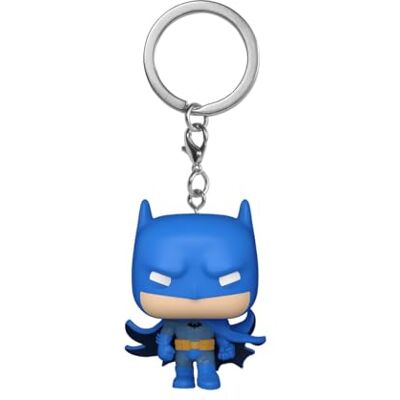 Funko Pop! Sleutelhanger: DC New Classics Batman DC Comics Mini-figuur van vinyl om te verzamelen nieuwigheid sleutelhanger sokkenvuller cadeau-idee officiële merchandising minifiguren Funko Pop! Sleutelhanger: DC New Classics Batman DC Comics Mini-figuur van vinyl om te verzamelen nieuwigheid sleutelhanger sokkenvuller cadeau-idee officiële merchandising minifiguren