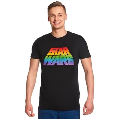 STAR WARS T-shirt voor heren, Zwart, S STAR WARS T-shirt voor heren, Zwart, S