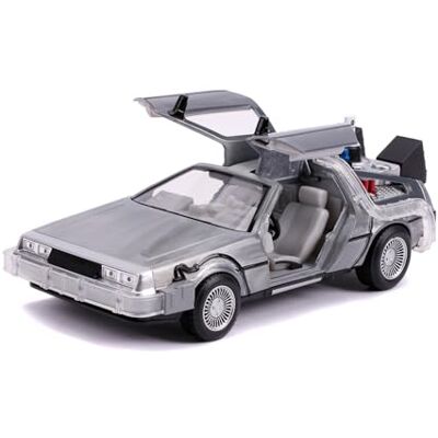 Jada Toys 253255021 Back to the Furture, 1:24, Dlorean, Die-Cast voertuig Jada Toys 253255021 Back to the Furture, 1:24, Dlorean, Die-Cast voertuig