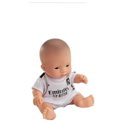 Miniland Real Madrid, 21 cm, met officiële witte uitrusting, voetbalfiguur, om te verzamelen, officieel gelicentieerd product (Aziatica) Miniland Real Madrid, 21 cm, met officiële witte uitrusting, voetbalfiguur, om te verzamelen, officieel gelicentieerd product (Aziatica)