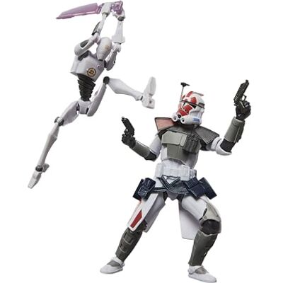 STAR WARS The Black Series ARC Trooper (Infiltrator) & Commando Droid (Training), : Battlefront II, hoogwaardige verzamelactiefiguren van 15 cm STAR WARS The Black Series ARC Trooper (Infiltrator) & Commando Droid (Training), : Battlefront II, hoogwaardige verzamelactiefiguren van 15 cm