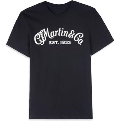Martin T-shirt gitaar logo wit, XL, XL Martin T-shirt gitaar logo wit, XL, XL