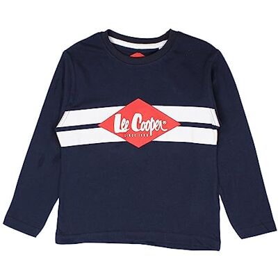 Lee Cooper T-shirt, Marineblauw, 4 Jaren Lee Cooper T-shirt, Marineblauw, 4 Jaren