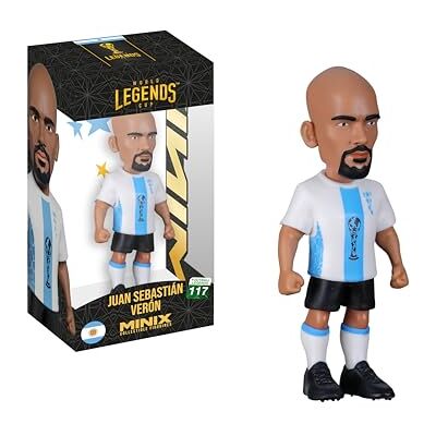 MINIX Football Legends Wereldkampioenschap van de legendes #117 Argentinië Verón verzamelfiguur 12 cm MINIX Football Legends Wereldkampioenschap van de legendes #117 Argentinië Verón verzamelfiguur 12 cm