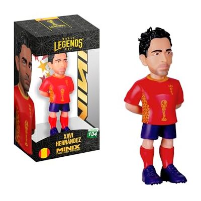 MINIX Football Legends Wereldkampioenschap van de legendes #134 Spanje Xavi verzamelfiguur 12 cm MINIX Football Legends Wereldkampioenschap van de legendes #134 Spanje Xavi verzamelfiguur 12 cm