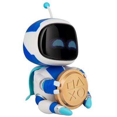 Paladone Astro Bot Spaarpot, 18 cm, interactieve muntdoos met geluidseffecten, op batterijen werkende spaarvarken voor kinderen en gamers Paladone Astro Bot Spaarpot, 18 cm, interactieve muntdoos met geluidseffecten, op batterijen werkende spaarvarken voor kinderen en gamers