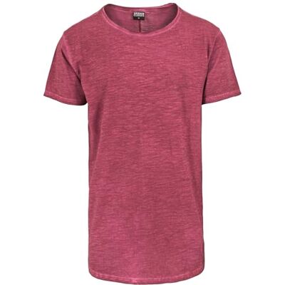 Urban Classics Long Back Shaped Spray Dye Tee heren T-Shirt Urban Classics Long Back Shaped Spray Dye Tee heren T-Shirt