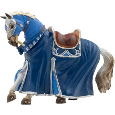 Bullyland 80769 Figuur Beeldje Wereldtoernooi Paard in Blauw, Veelkleurig Bullyland 80769 Figuur Beeldje Wereldtoernooi Paard in Blauw, Veelkleurig