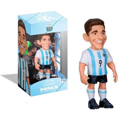 MINIX Football Stars Wereldkampioenschap #110 Argentinië Alvarez Verzamelfiguur 12 cm MINIX Football Stars Wereldkampioenschap #110 Argentinië Alvarez Verzamelfiguur 12 cm