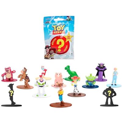 Jada Disney Pixar Toy Story Nanofigs Blind Pack, mini-verzamelfiguren van metaal, Die-Cast, verrassingsfiguur, assortiment 13 modellen, 4 cm Jada Disney Pixar Toy Story Nanofigs Blind Pack, mini-verzamelfiguren van metaal, Die-Cast, verrassingsfiguur, assortiment 13 modellen, 4 cm