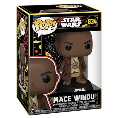 Funko POP! Star Wars: May the Force Mace Windu Retro vinylfiguur om te verzamelen cadeau-idee officieel product speelgoed voor kinderen en volwassenen model verzamelfiguren Funko POP! Star Wars: May the Force Mace Windu Retro vinylfiguur om te verzamelen cadeau-idee officieel product speelgoed voor kinderen en volwassenen model verzamelfiguren