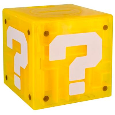 Paladone PP4019NN Super vraagblok doolhof bevat 3D Mario beeldje Houd je geld veilig Officieel gelicentieerde Nintendo Merchandise Paladone PP4019NN Super vraagblok doolhof bevat 3D Mario beeldje Houd je geld veilig Officieel gelicentieerde Nintendo Merchandise