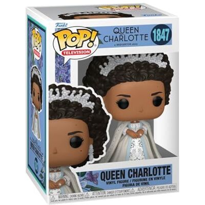 Funko Pop! Television: Bridgerton Queen Charlotte verzamelfiguur van vinyl cadeau-idee officiële merchandising speelgoed voor kinderen en volwassenen Drama fans Funko Pop! Television: Bridgerton Queen Charlotte verzamelfiguur van vinyl cadeau-idee officiële merchandising speelgoed voor kinderen en volwassenen Drama fans