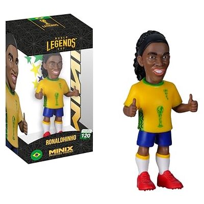 MINIX Football Legends Wereldkampioenschap van de legendes #120 Brazilië Ronaldinho Verzamelfiguur 12 cm MINIX Football Legends Wereldkampioenschap van de legendes #120 Brazilië Ronaldinho Verzamelfiguur 12 cm