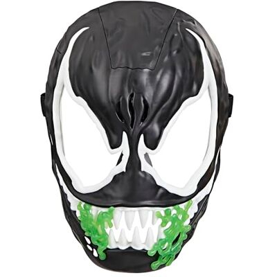 Marvel Spider-Man VenomVersus Venom glow-in-the-dark-masker, superheldspeelgoed Marvel Spider-Man VenomVersus Venom glow-in-the-dark-masker, superheldspeelgoed
