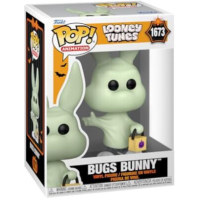 Funko POP! Animatie: LTH Bugs Bunny (Ghost) Looney Tunes Verzamelbaar Vinyl Figuur Cadeau Idee Officiële Merchandise -Horror Fans Model Figuur voor Verzamelaars Funko POP! Animatie: LTH Bugs Bunny (Ghost) Looney Tunes Verzamelbaar Vinyl Figuur Cadeau Idee Officiële Merchandise -Horror Fans Model Figuur voor Verzamelaars