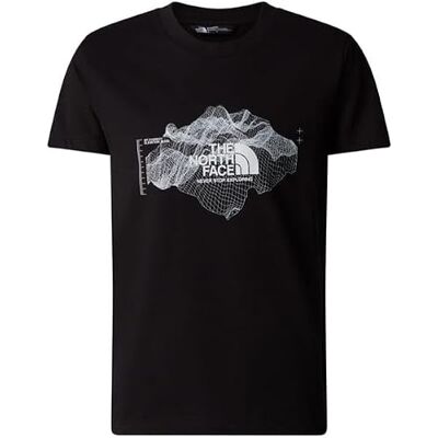 THE NORTH FACE S/S Topographic T-Shirt voor jongens Tnf Black 152 THE NORTH FACE S/S Topographic T-Shirt voor jongens Tnf Black 152