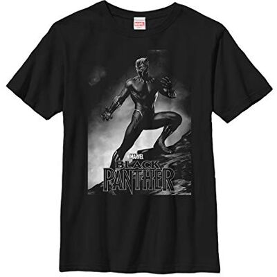 Fifth Sun Marvel jongens Panter rood T-Shirt Zwart M Fifth Sun Marvel jongens Panter rood T-Shirt Zwart M