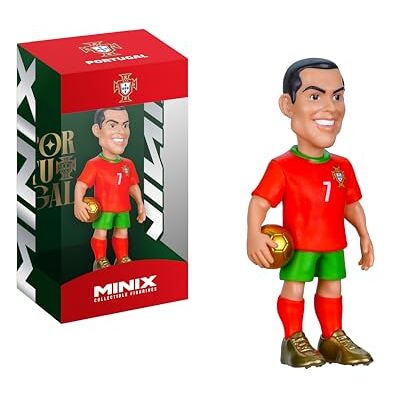 MINIX Football Stars Wereldkampioenschap #7 Portugal Ronaldo Verzamelfiguur 12 cm MINIX Football Stars Wereldkampioenschap #7 Portugal Ronaldo Verzamelfiguur 12 cm