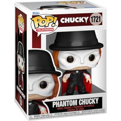 Funko Pop! TV: Chucky – (TV) – Phantom Chucky – verzamelfiguur van vinyl – cadeau-idee – officiële merchandising – speelgoed voor kinderen en volwassenen – filmfans Funko Pop! TV: Chucky – (TV) – Phantom Chucky – verzamelfiguur van vinyl – cadeau-idee – officiële merchandising – speelgoed voor kinderen en volwassenen – filmfans