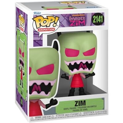 Funko Pop! animatie: Invader Zim Zim figuur van vinyl om te verzamelen cadeau-idee officiële merchandising speelgoed voor kinderen en volwassenen cartoonfans figuur voor verzamelaars Funko Pop! animatie: Invader Zim Zim figuur van vinyl om te verzamelen cadeau-idee officiële merchandising speelgoed voor kinderen en volwassenen cartoonfans figuur voor verzamelaars