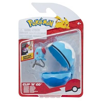 Pokémon Tentacool Clip 'N' Go - Speelgoed Pokémon Tentacool Clip 'N' Go - Speelgoed