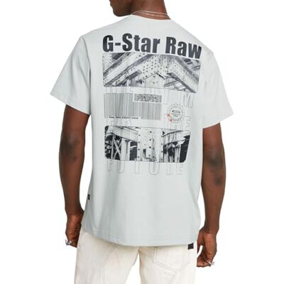 G-STAR RAW G-STAR Barcode Back Gr Loose R T heren T-Shirt G-STAR RAW G-STAR Barcode Back Gr Loose R T heren T-Shirt