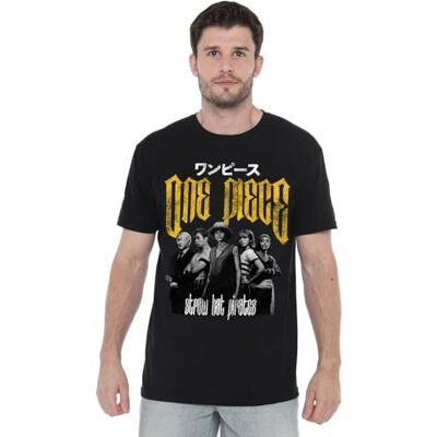 Netflix - One Piece Group Shot - Zwart - 2XL - T-Shirt Netflix - One Piece Group Shot - Zwart - 2XL - T-Shirt