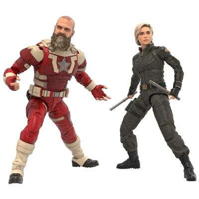 Marvel Legends Series Yelena Belova en Red Guardian, actiefiguren Marvel Legends Series Yelena Belova en Red Guardian, actiefiguren