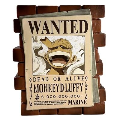 Plastoy Spaarvarken One Piece : Affiche Wanted Luffy Plastoy Spaarvarken One Piece : Affiche Wanted Luffy