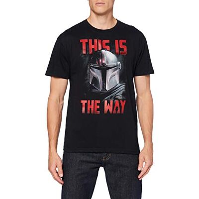 STAR WARS cotton division T-shirt voor heren, Zwart, S STAR WARS cotton division T-shirt voor heren, Zwart, S