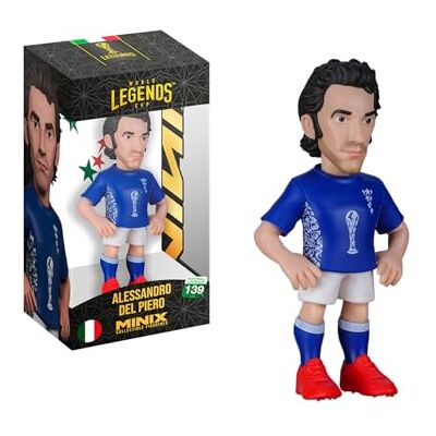 MINIX Football Legends Wereldkampioenschap van de legendes #139 Italië Del Piero verzamelfiguur 12 cm MINIX Football Legends Wereldkampioenschap van de legendes #139 Italië Del Piero verzamelfiguur 12 cm