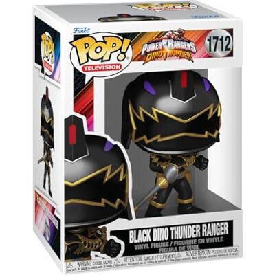 Funko Pop! TV: Power Rangers Dino Thunder – Black Dino Ranger – figuur van vinyl om te verzamelen – cadeau-idee – officiële merchandising – speelgoed voor kinderen en volwassenen – tv-fans Funko Pop! TV: Power Rangers Dino Thunder – Black Dino Ranger – figuur van vinyl om te verzamelen – cadeau-idee – officiële merchandising – speelgoed voor kinderen en volwassenen – tv-fans