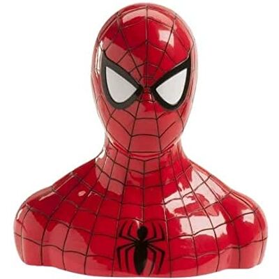 dekora – Spaarpot voor kinderen Spiderman – Plastic spaarpot met 12 eetbare biljetten – 19 cm – Veilig & duurzaam – Superheld cadeau voor jongens dekora – Spaarpot voor kinderen Spiderman – Plastic spaarpot met 12 eetbare biljetten – 19 cm – Veilig & duurzaam – Superheld cadeau voor jongens