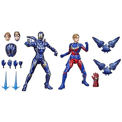 Marvel Hasbro Legends Series 15 cm schaal actiefiguur speelgoed Captain en Rescue Armor 2-pack, Infinity Saga karakter, premium design, 2 figuren en 12 accessoires Legends The Infinity Saga 6 Inch Action Figure Studios Series 2-Pack Captain & Rescue Marvel Hasbro Legends Series 15 cm schaal actiefiguur speelgoed Captain en Rescue Armor 2-pack, Infinity Saga karakter, premium design, 2 figuren en 12 accessoires Legends The Infinity Saga 6 Inch Action Figure Studios Series 2-Pack Captain & Rescue