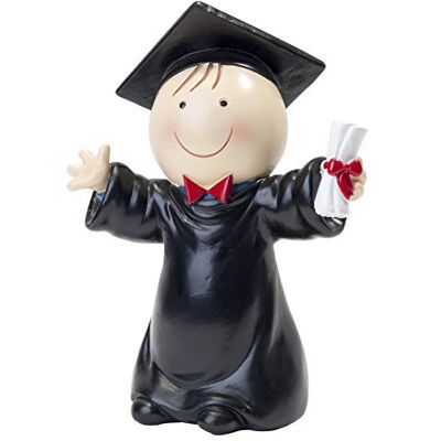Mopec Pit Graduation Figurine - Hand geschilderd - 6x10x14 cm Mopec Pit Graduation Figurine - Hand geschilderd - 6x10x14 cm