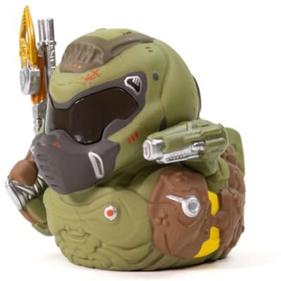 TUBBZ Verpakte Editie: Doom Doom Slayer Cosplayende Rubberen Eend Vinylfiguur TUBBZ Verpakte Editie: Doom Doom Slayer Cosplayende Rubberen Eend Vinylfiguur