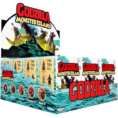 SUPER7 Toho Godzillla Monster Island Blind Box (12 stuks) 9,5 cm Toho Godzilla actiefiguren klassieke film monster verzamelobjecten en retro speelgoed SUPER7 Toho Godzillla Monster Island Blind Box (12 stuks) 9,5 cm Toho Godzilla actiefiguren klassieke film monster verzamelobjecten en retro speelgoed