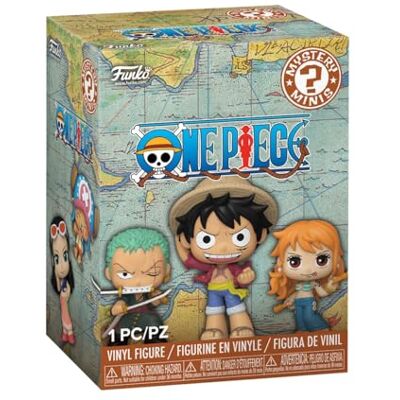 Funko Mystery Mini: One Piece 1 of 12 to Collect Styles Vary Verzamelobject Vinyl Figuur Cadeau-idee Officieel product Speelgoed voor kinderen en volwassenen Funko Mystery Mini: One Piece 1 of 12 to Collect Styles Vary Verzamelobject Vinyl Figuur Cadeau-idee Officieel product Speelgoed voor kinderen en volwassenen