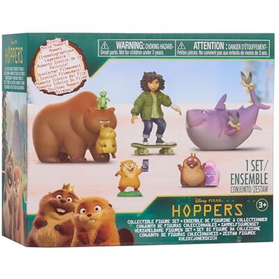 Just Play Disney & Pixar Hoppers verzamelfigurenset, 5 speelfiguren, speelgoed voor fans en kinderen vanaf 3 jaar Just Play Disney & Pixar Hoppers verzamelfigurenset, 5 speelfiguren, speelgoed voor fans en kinderen vanaf 3 jaar