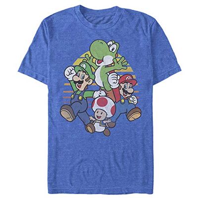 Nintendo Mario and Friends Circle Retro heren T-Shirt Nintendo Mario and Friends Circle Retro heren T-Shirt