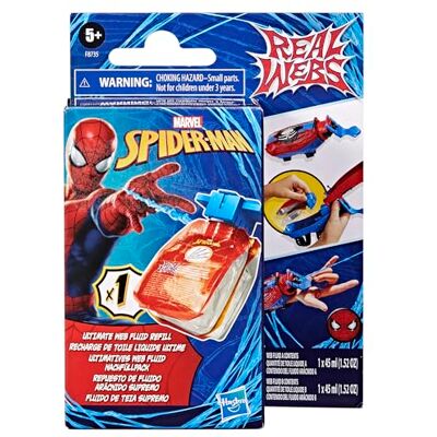 Marvel STAR WARS Spider-Man Real Webs Ultimate-webvloeistof, navulling voor Real Webs-rollenspelblaster Marvel STAR WARS Spider-Man Real Webs Ultimate-webvloeistof, navulling voor Real Webs-rollenspelblaster