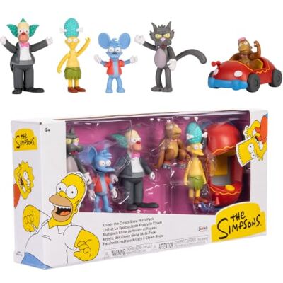 Jakks Pacific The Simpsons – Krusty Multipack (figuren 6,35 cm) Jakks Pacific The Simpsons – Krusty Multipack (figuren 6,35 cm)