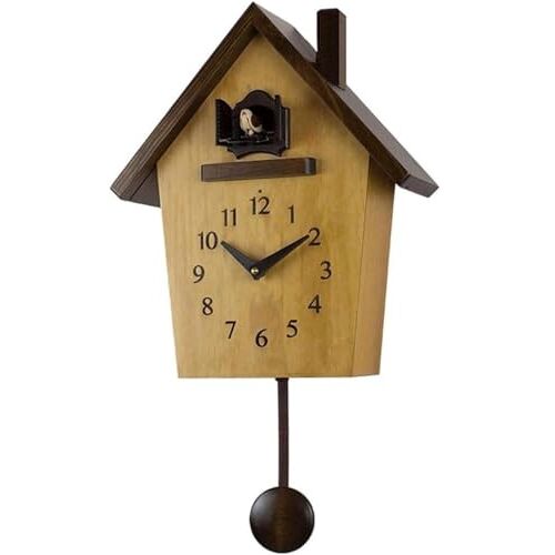 CUNTO Wandklok Wandklokken Thuis Creatief Koekoek Decor Klokken Modern Vogel Hangend Horloge Wandkunst Klok Voor Thuis Woonkamer Wandklokken voor Woonkamer