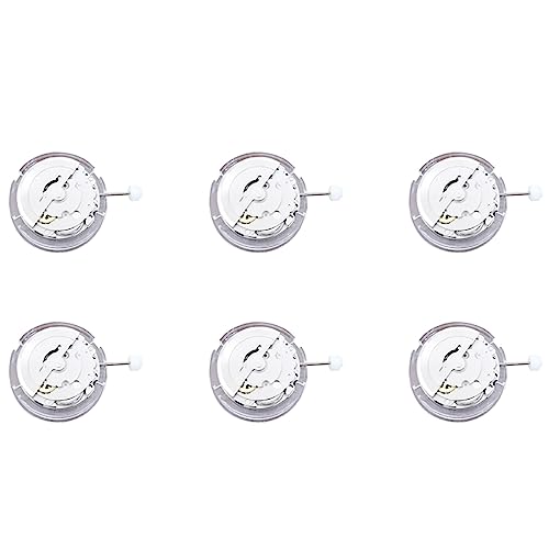 LIZZOT 6X klok uurwerk kalender voor 2813 enkele kalender 3 datum bij 3 uurwerken automatisch mechanisch uurwerk A