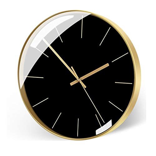 MENGLI-2024 Wandklok Simple Mute Gast wandklok Hall Bedroom Clock Horloge Klok Digitale wandklok (Color : F, Size : M)