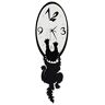 Arti & Mestieri Arti e Mestieri Crazy Tommy Wall clock black