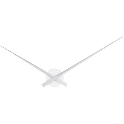 Karlsson Little Big Time Wandklok - Aluminium, Zilver Karlsson Little Big Time Wandklok - Aluminium, Zilver