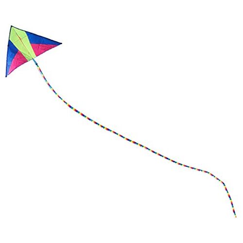 Paowsietiviity 10m Buis Regenboog Nylon Kite Tail Enkele Lijn Delta Vliegers Accs Outdoor Speelgoed